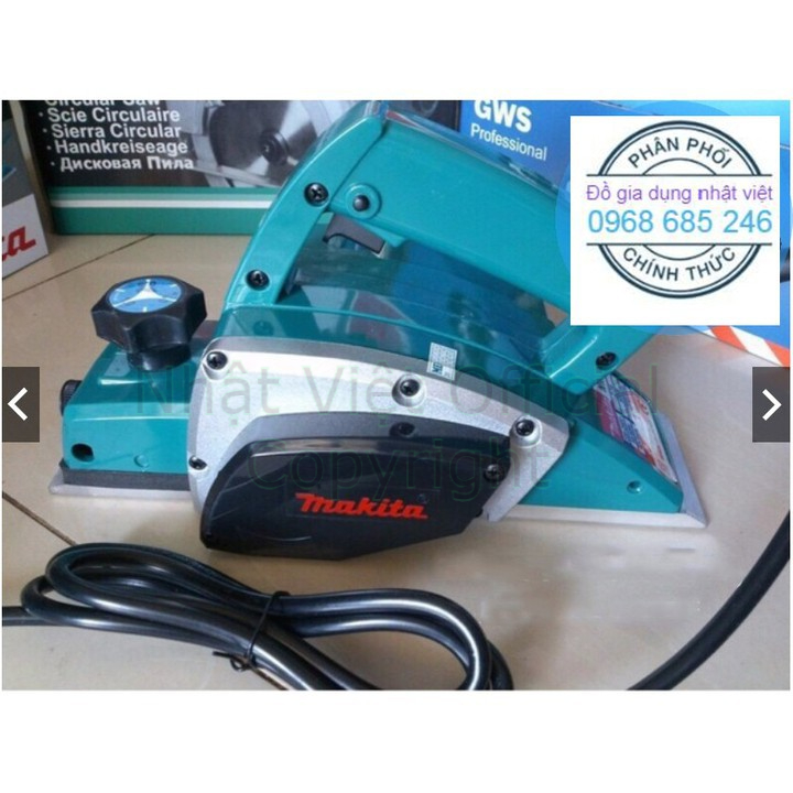 Máy bào gỗ MAKITA N1900B 600W vỏ bọc nhựa ABS siêu bền bỉ