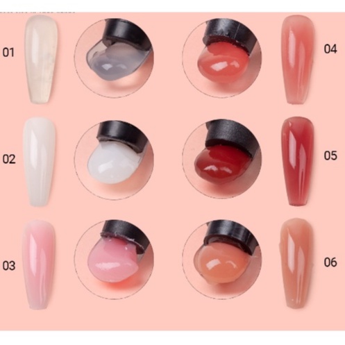 Gel Gôm Đắp Nối Móng Chính Hãng B281 Gel Định Hình Nối Móng Siêu Nhanh - Bền