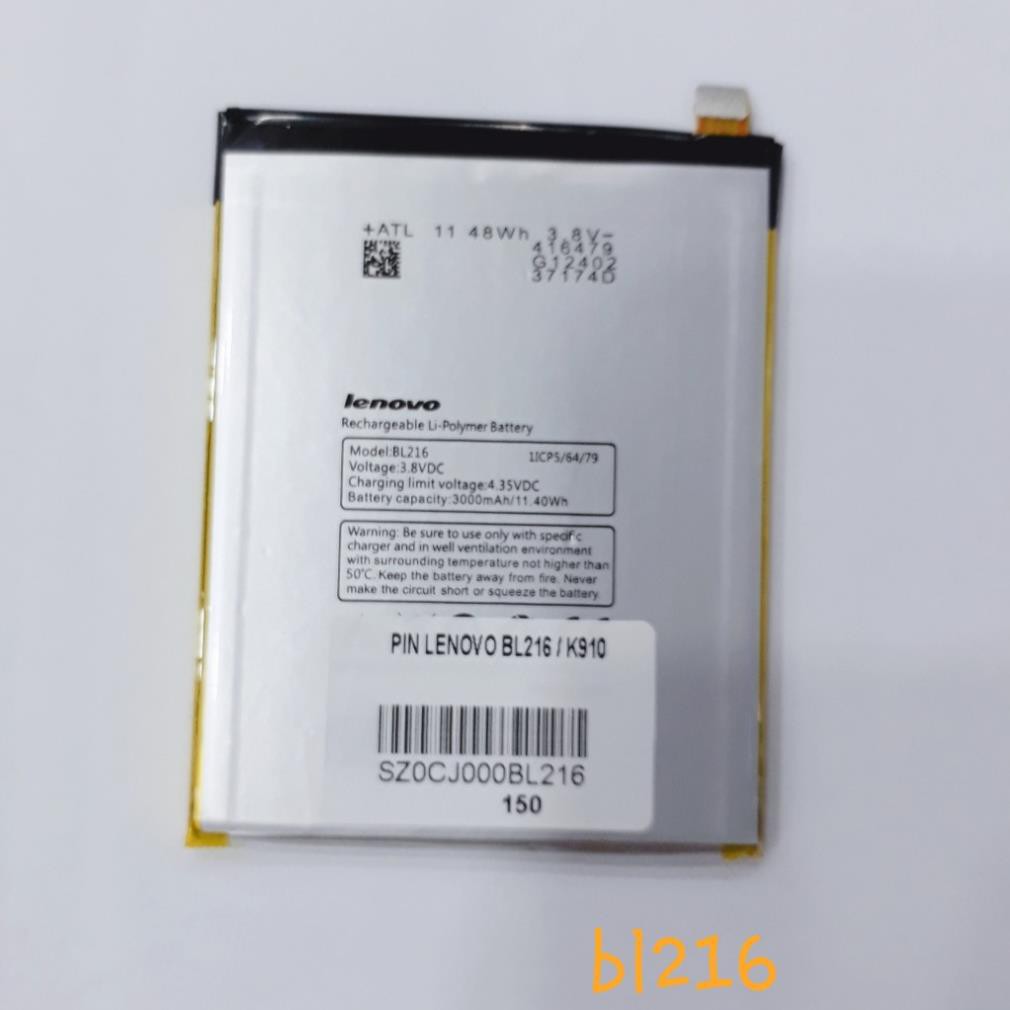 Pin K6/ Vibe Z / K910 /BL216