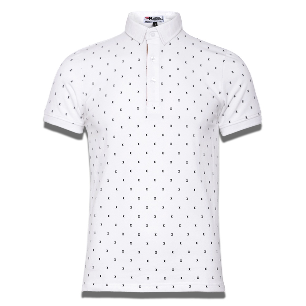 [Mã LTBAUAB19 giảm 7% đơn 99K] Áo thun polo nam cổ bẻ SPMGU02 họa tiết chữ x dày dặn, form ôn body - PigoFashion