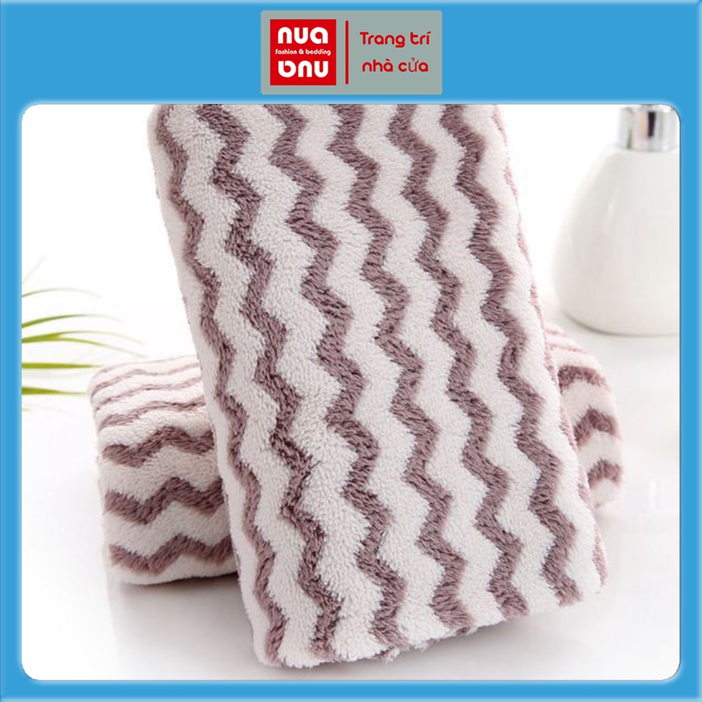 [ COMBO 2 CHIẾC ] Khăn mặt lông mềm mịn xuất Hàn 30x50cm nhiều màu