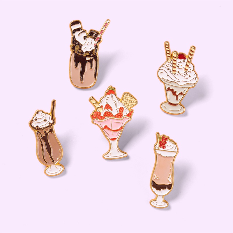 Trâm cài áo hình cây kem đáng yêu