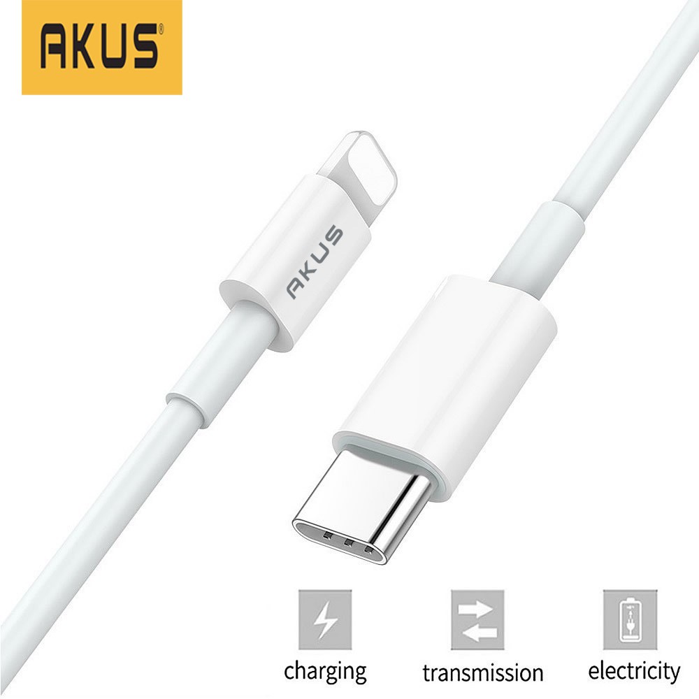 Combo sạc nhanh iphone Akus 20w - CB20W - HÀNG CHÍNH HÃNG BẢO HÀNH 12 THÁNG - Akus