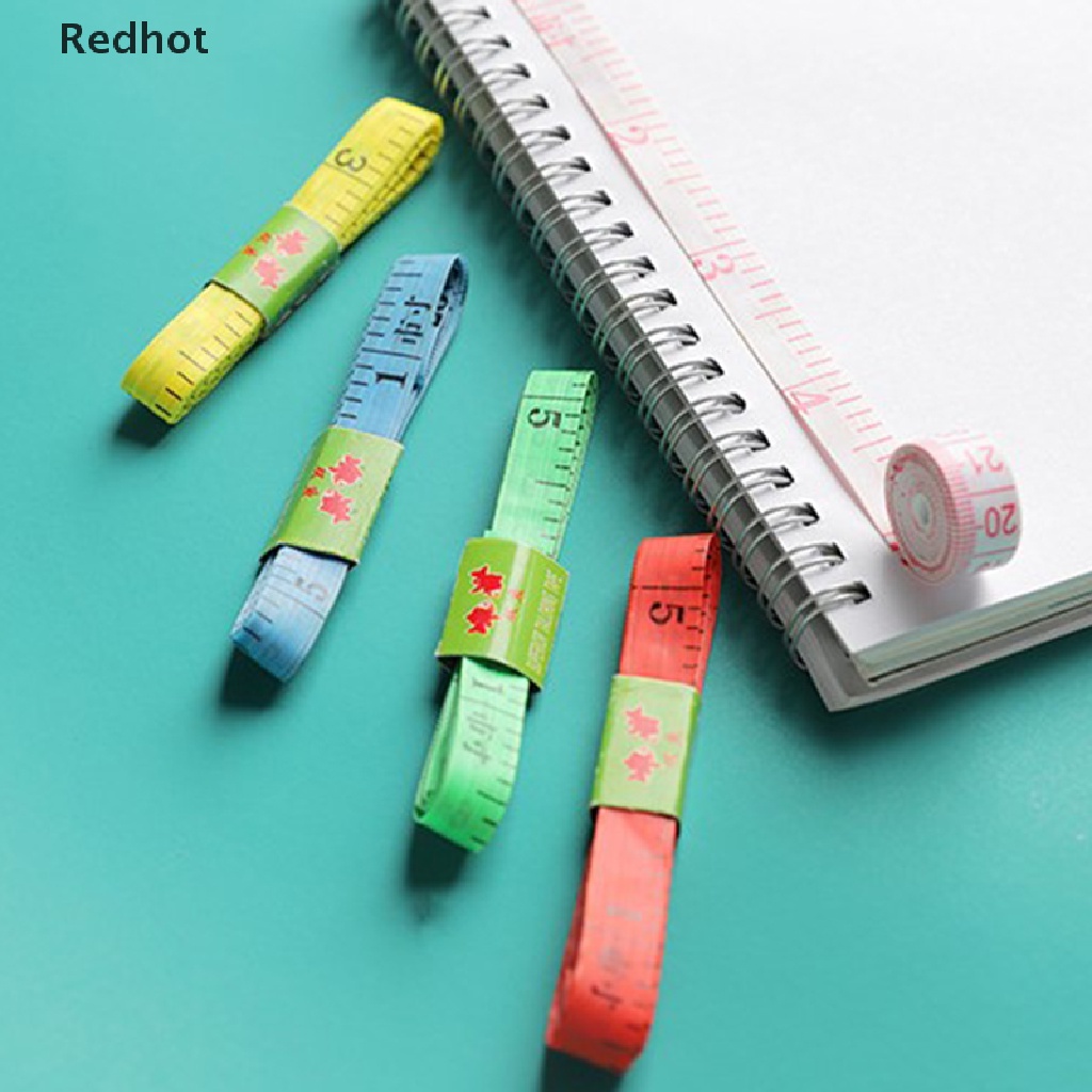 Thước dây mềm dài 1.5m hỗ trợ may đo có nhiều màu sắc