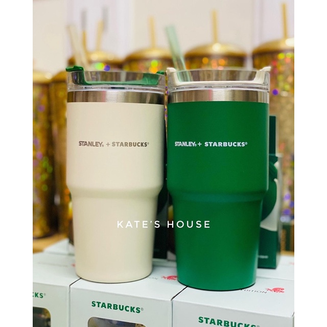 Ly giữ nhiệt Starbucks Stanley bình giữ nhiệt dung tích 473ml 591ml 880ml