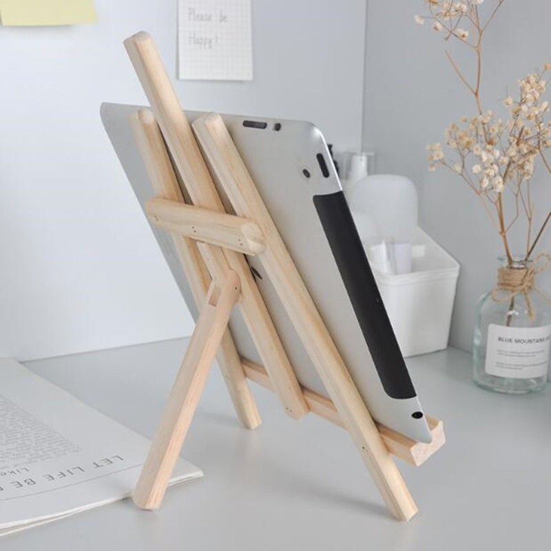 Giá Đỡ Bằng Gỗ Để Bàn Cho iPad/Điện Thoại/Máy Tính Bảng