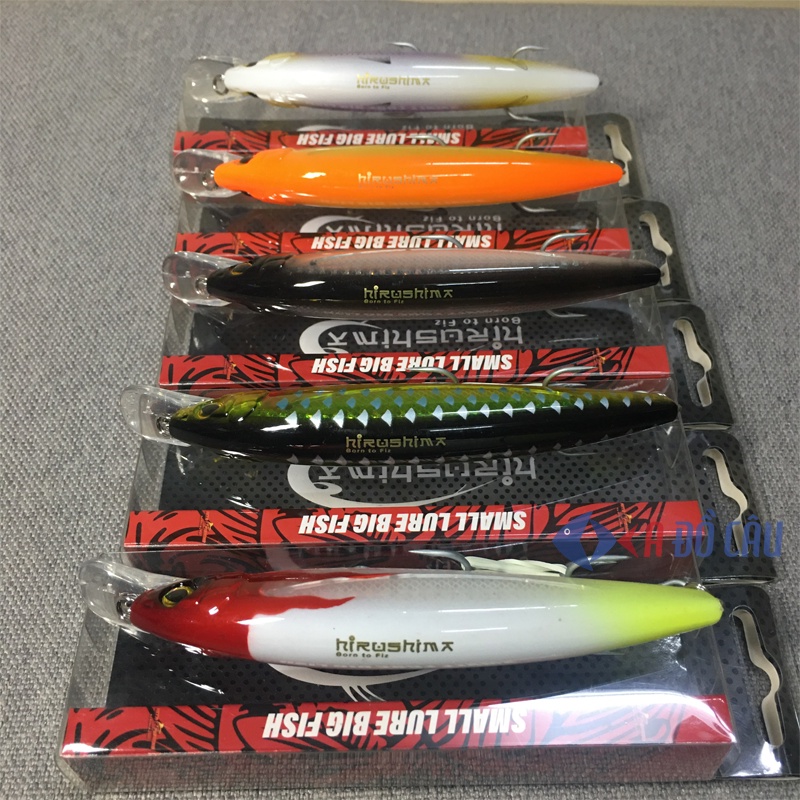 Mồi giả Samurai Hirushima câu gành biển, cá Nhồng, Hồng, Mú chạy cá Thu