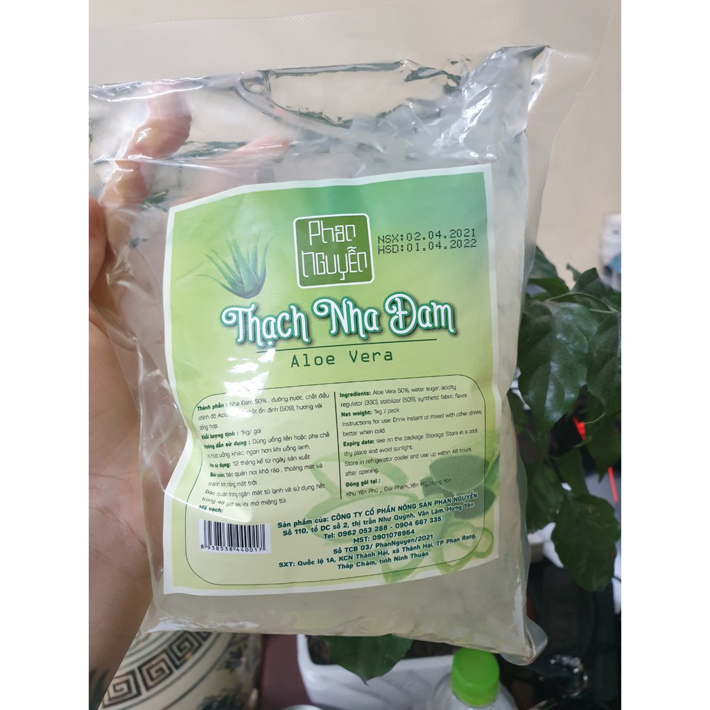 Thạch nha đam hương vải PHAN NGUYỄN gói 1kg