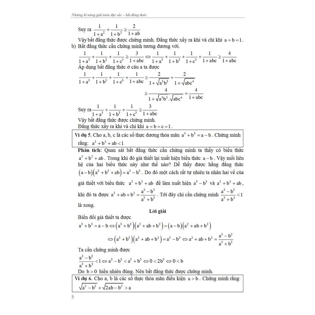 Sách - Những Kỹ Năng Giải Toán Đặc Sắc Bất Đẳng Thức