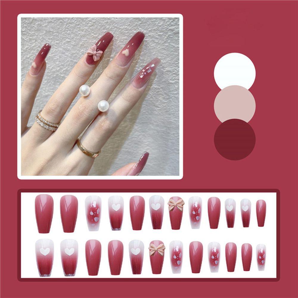 Bộ 24 Móng Tay Giả Múa Ba Lê Chuyên Dụng