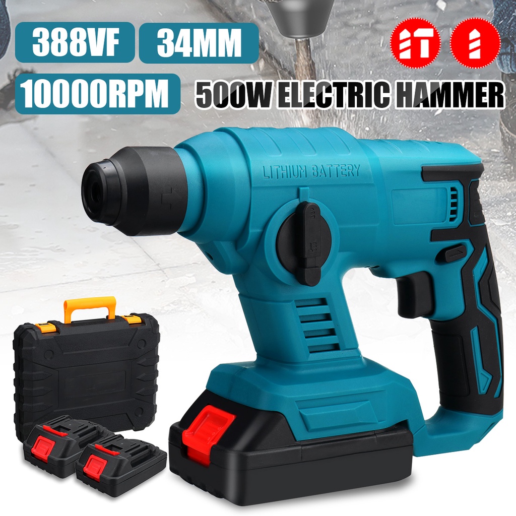 Máy Khoan Điện Không Chổi Than 388vf 10000rpm Có Thể Sạc Lại Đa Năng Tiện Dụng