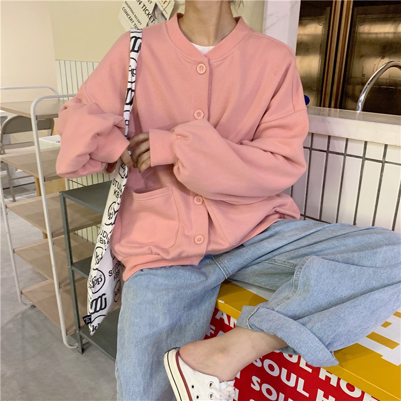 Áo khoác nỉ Harajuku ULZZANG Hàn Quốc