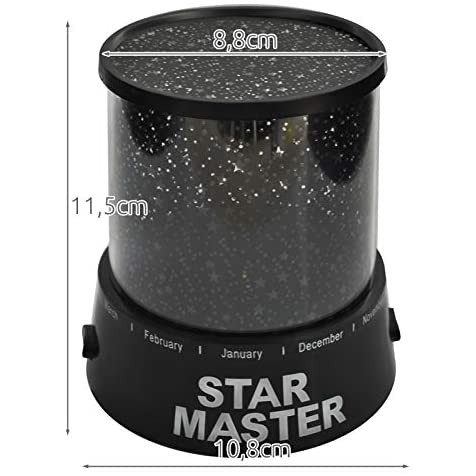 ĐÈN NGỦ, ĐÈN TRANG TRÍ CHIẾU SAO STAR MASTER DÙNG PIN 2 CHẾ ĐỘ ĐÈN, ÁNH SÁNG DỊU NHẸ, HIỆU ỨNG ÁNH SAO ĐẸP CÓ HỘP | WebRaoVat - webraovat.net.vn