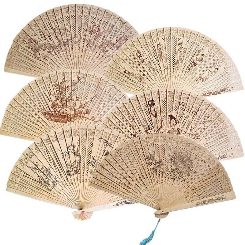 quạt cầm tay nan tre