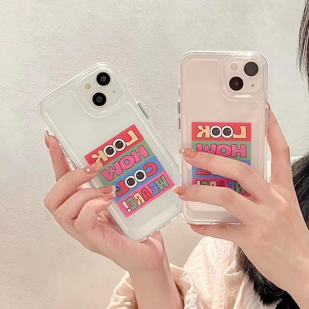 Ốp Điện Thoại Trong Suốt In Hình Nhãn Dán Cho iphone 11 13 7 8 Plus 12 13Pro Max X XS Max 7 8 SE 2020