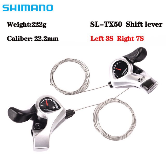 Tay Đề Shimano Tourney TX50  3x7 21 Tốc Độ