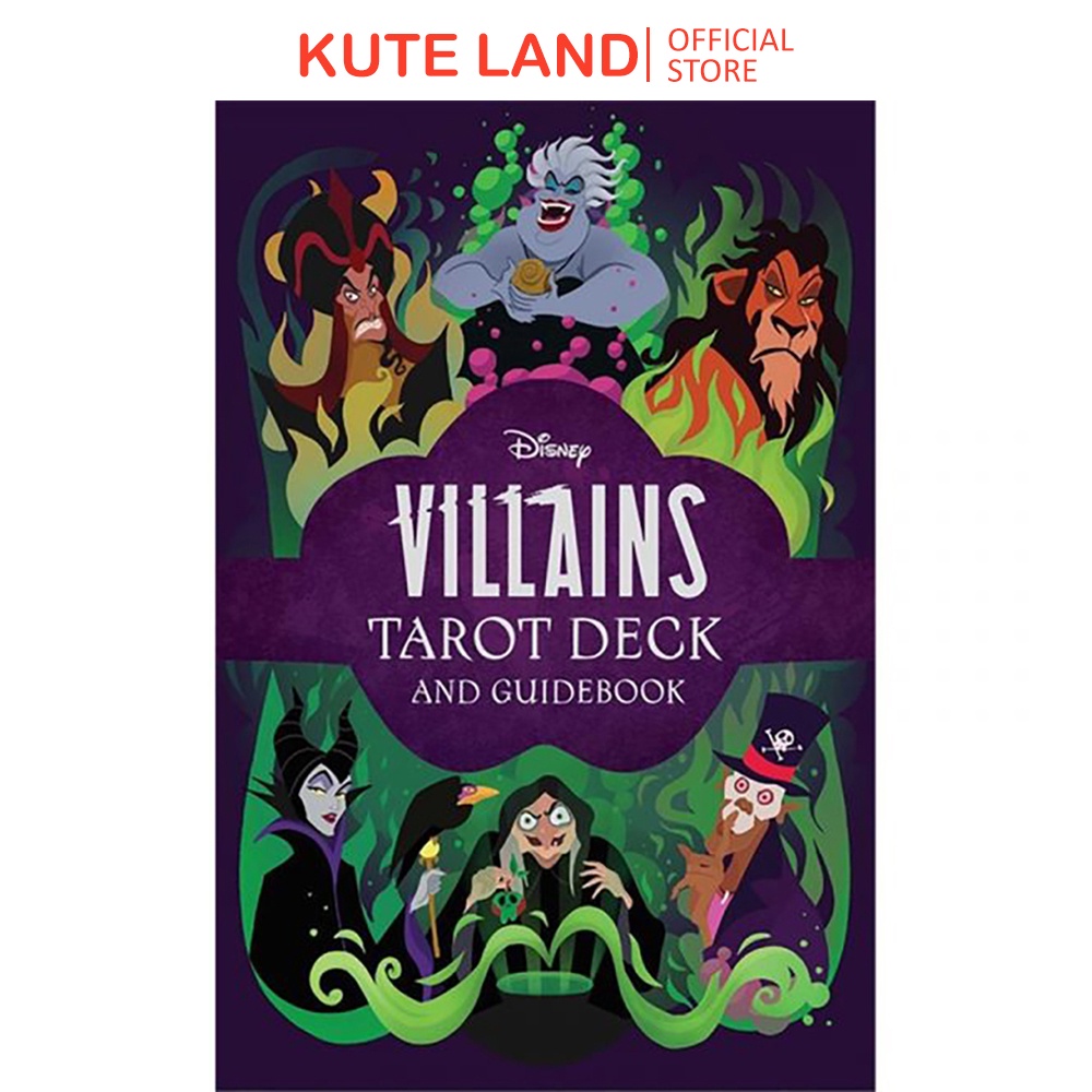 Bộ Bài Disney Villains Tarot 78 Lá Bài Thông Điệp Từ Các Vai Phản Diện Trong Cuộc Sống SB84