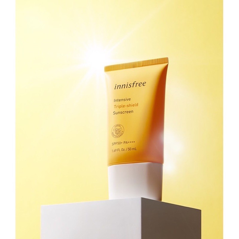 Kem Chống Nắng Innisfree Tông Da Intensive Triple Shield Sunscreen SPF50+ PA++++ 50ml