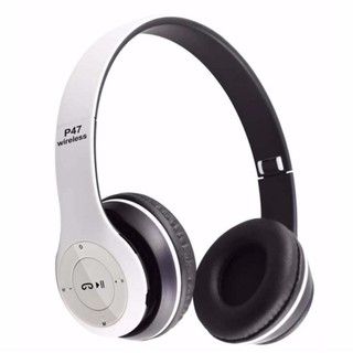 Tai nghe chụp tai bluetooth p47-s nghe được thẻ nhớ | âm thanh tuyệt hảo | 16001