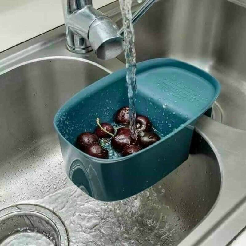 Khay Lọc Rác Kèm Để Đồ Bồn Rửa Bát