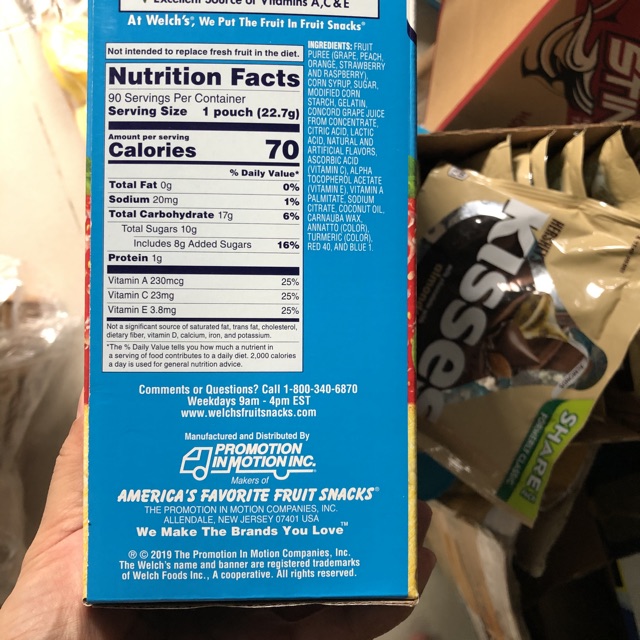 ❤️ [Date 10/2021] Tách lẻ 1 gói Kẹo dẻo trái cây Welch's 22,7g Mỹ | BigBuy360 - bigbuy360.vn