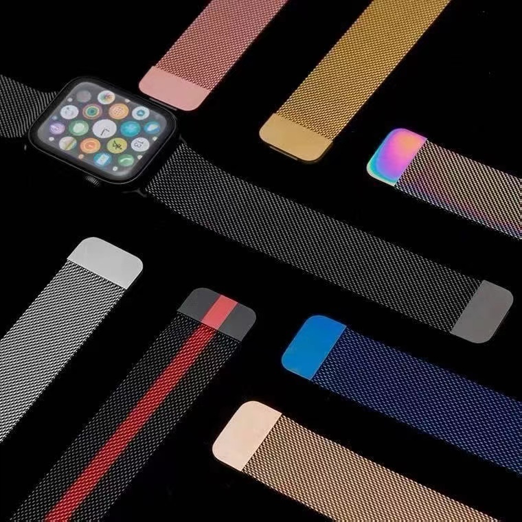 Dây Đeo Từ Tính milano 45mm 41mm 38mm 42mm 40mm 44mm Cho iwatch serie 7 se 6 5 4 3 2