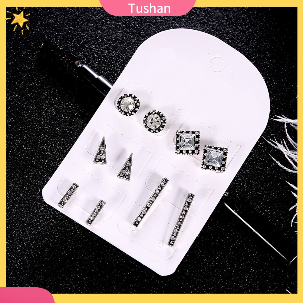 Set 5 cặp hoa tai phong cách boho thời trang cho nữ