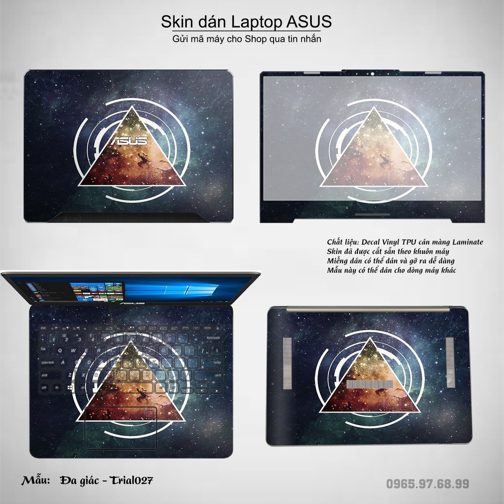 Skin dán Laptop Asus in hình Đa giác _nhiều mẫu 5 (inbox mã máy cho Shop)