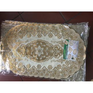 Khăn trải bàn hoa văn cao cấp (Ovan)