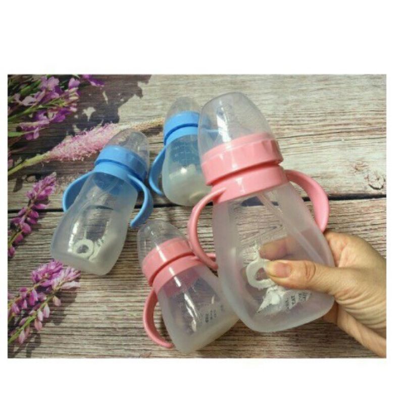 Bình sữa Silicon mềm bóp được 150ml