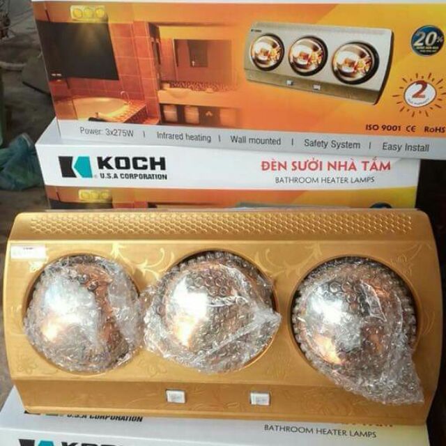 Đèn sưởi nhà tắm KOCH-168
