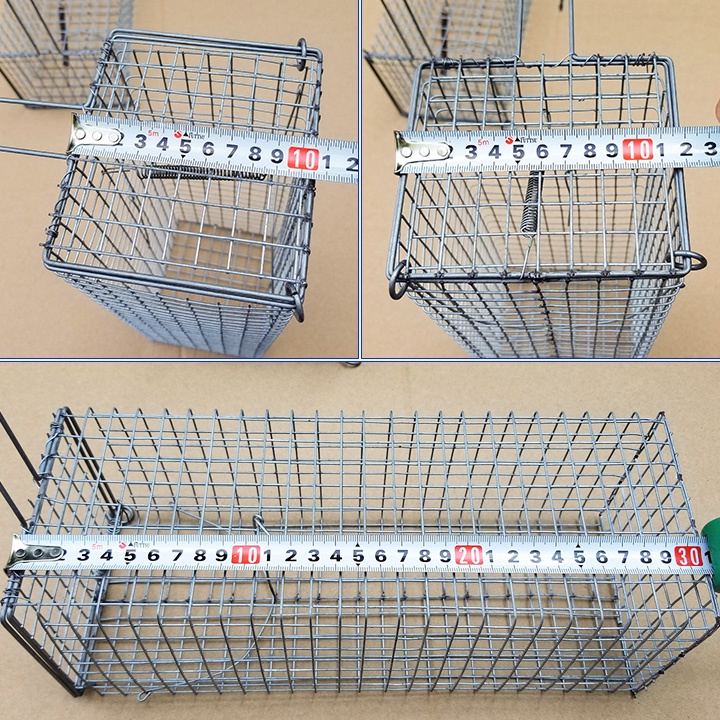 5 Lồng Bẫy Sóc Bông, Sóc Đất, Bẫy Chuột Cống Nhum, 11x12x26cm, lưới chì chống sét