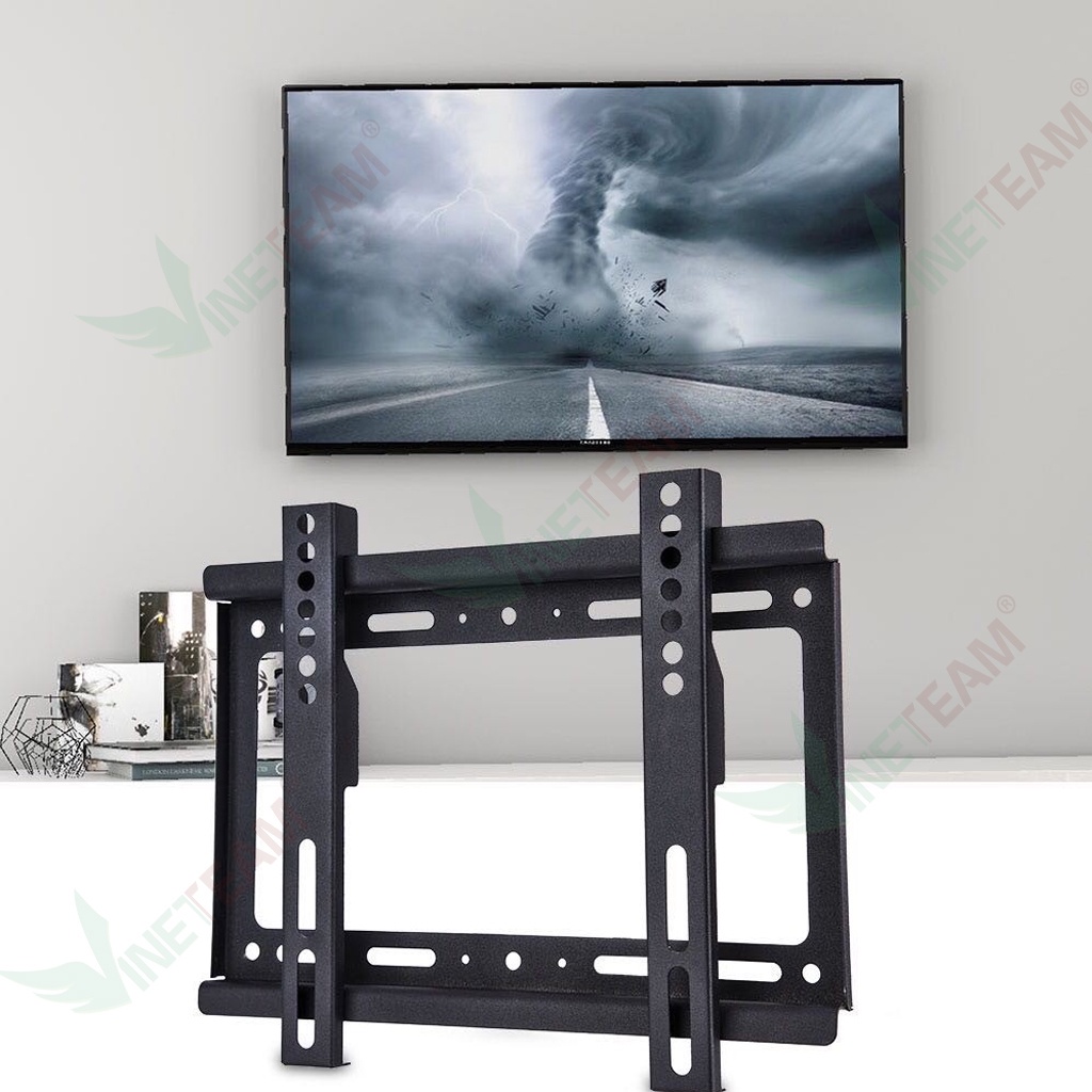 Giá treo tivi cố định hỗ trợ kích thước TV 14-47 inch đi kèm ốc vít -dc4694