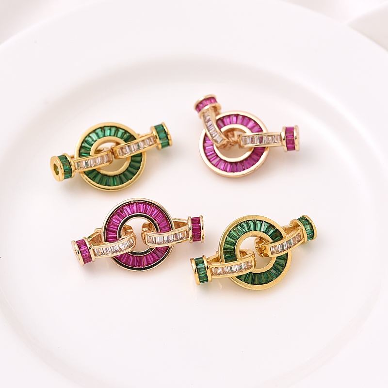 Vòng Đeo Tay Mạ Vàng 14K Đính Đá Zircon Ngọc Trai Nhân Tạo diy