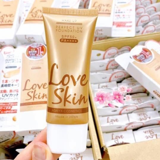 Kem Nền Love Skin Che Phủ Cao SPF50+/PA++++ BB Cream Perfect UV Foundation Nhật Bản - 30g