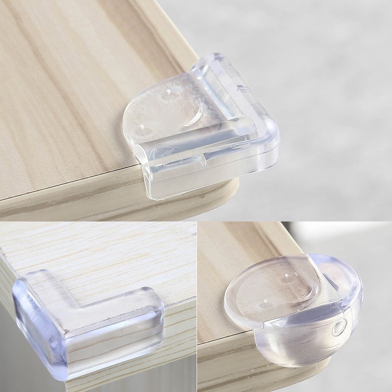 Set 4 Miếng Silicon - Kingler, Bịt Góc Bàn, An Tâm Cho Mẹ,  An Toàn Cho Bé, Tiện Dụng Trong Gia Đình, 5500Set4