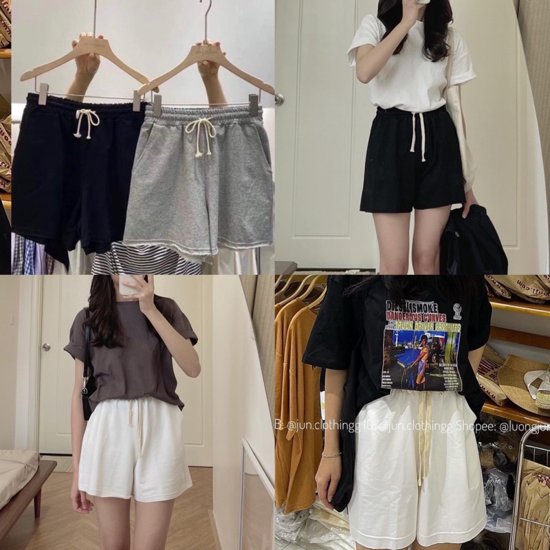 [Ảnh/Video] Quần short nữ da cá hàn quốc chất siêu đẹp Quần đùi chất mịn đẹp