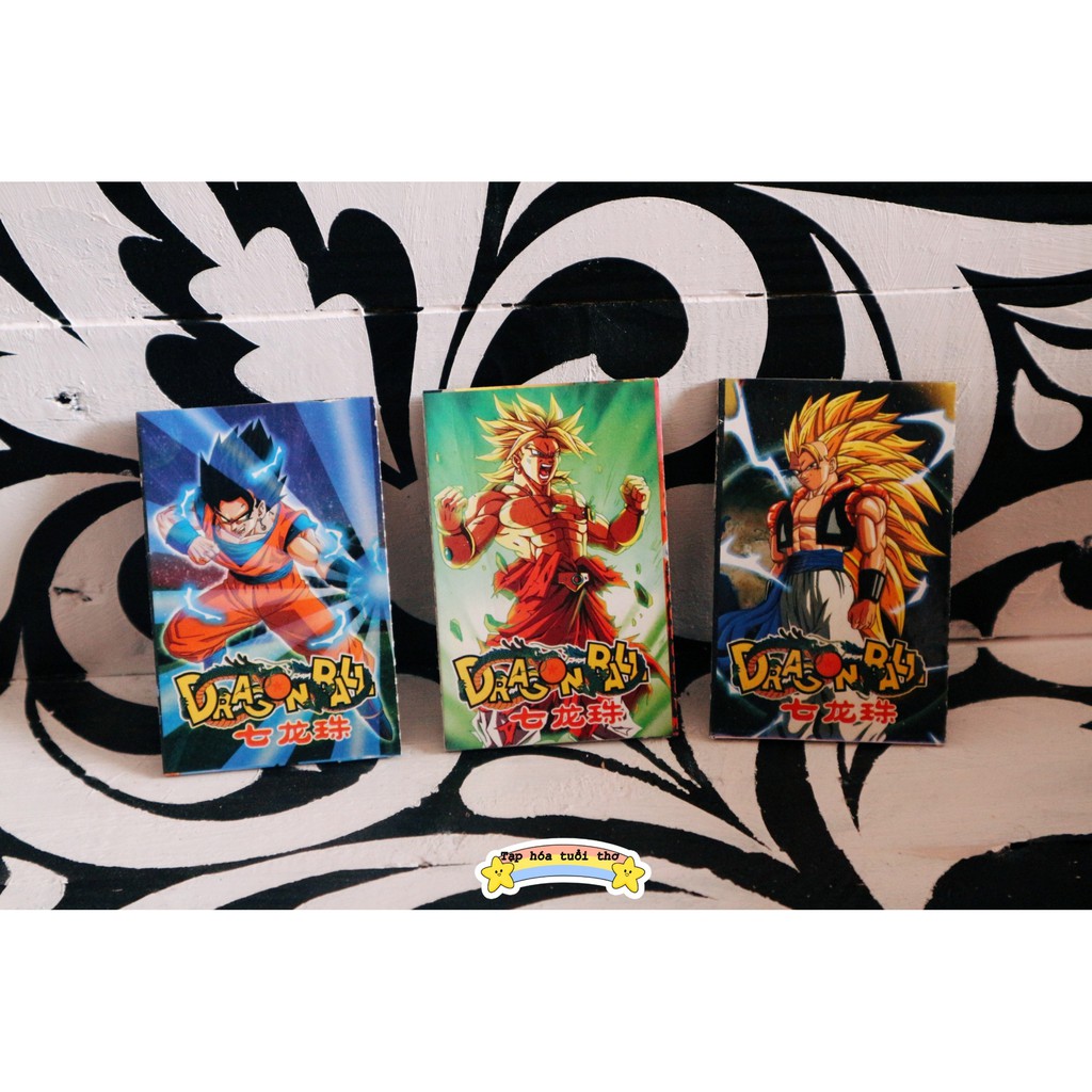Thẻ bài tô màu 7 viên ngọc rồng-Giao ngẫu nhiên 1 cái