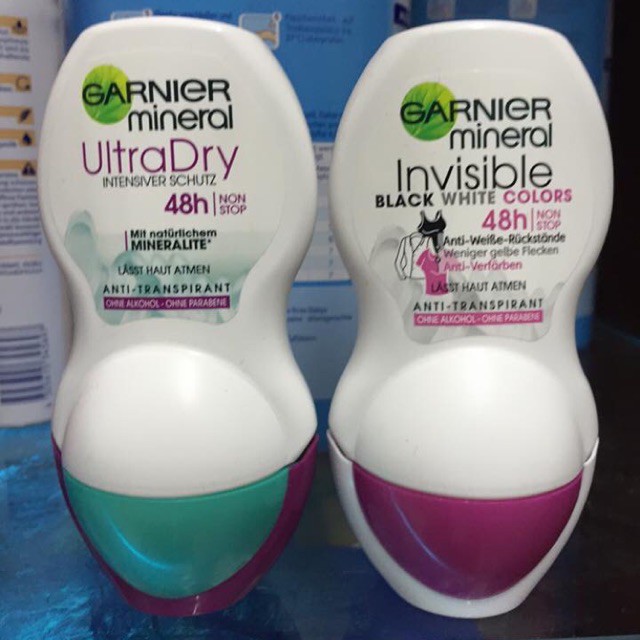 Hàng Chính Hãng Lăn khử mùi diệt khuẩn Garnier