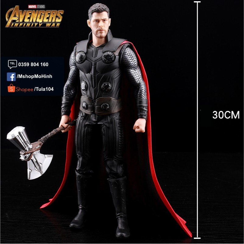 [Rẻ vô địch] Mô hình tượng Thor Avenger infinity war Crazy toy, Empire toy