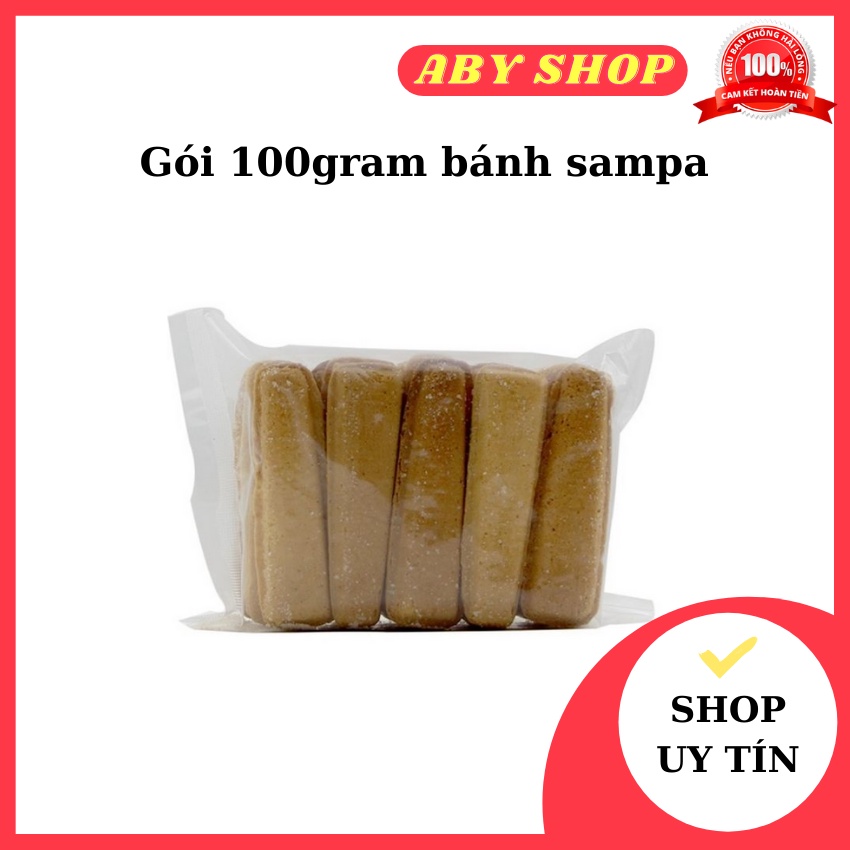 Gói 100gram bánh sampa tách lẻ ⚡ LOẠI NGON ⚡ bánh sâm banh ladyfinger an toàn thực phẩm không chất bảo quản