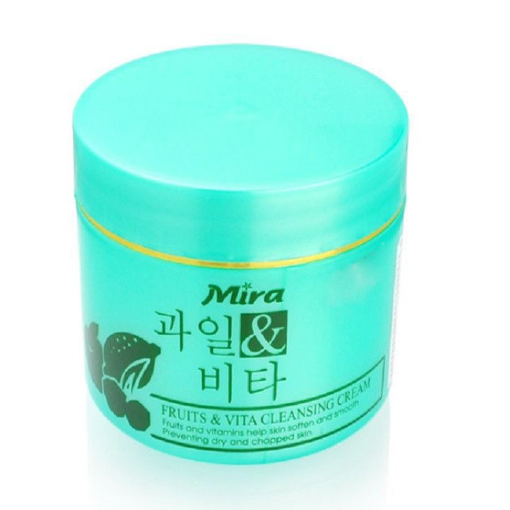 [Chính hãng] Kem Massage Tẩy Trang Xanh Mira Fruit &amp; Vita Cleansing Cream 300ml