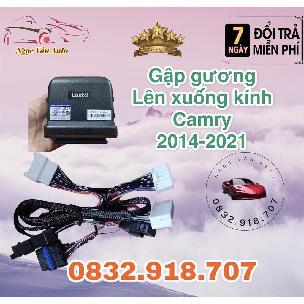 Tự động gập gương lên xuống kính Camry 2014 - 2021 Hãng Lasixi