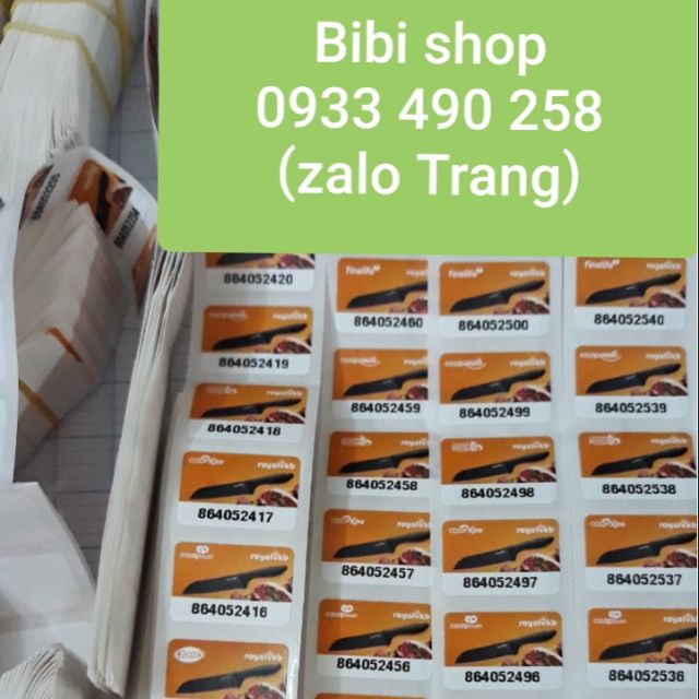 200 TEM COOPMART đổi bộ dao ROTYALBKV