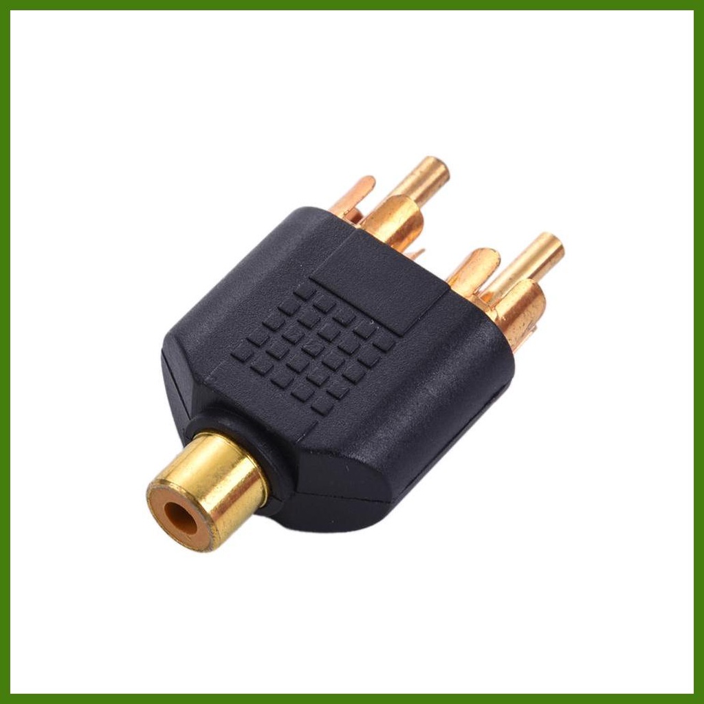 Đầu Chuyển Đổi Từ 1RCA Cái Sang 2 Cổng RCA Chữ Y