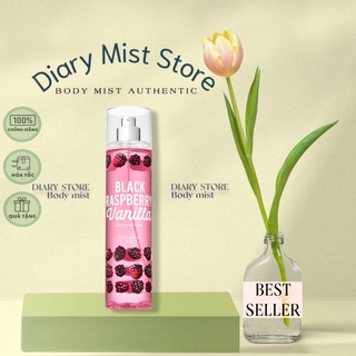 Diarymist.store Xịt toàn thân Bodymist Bath & Body Works - Black Raspberry Vanilla