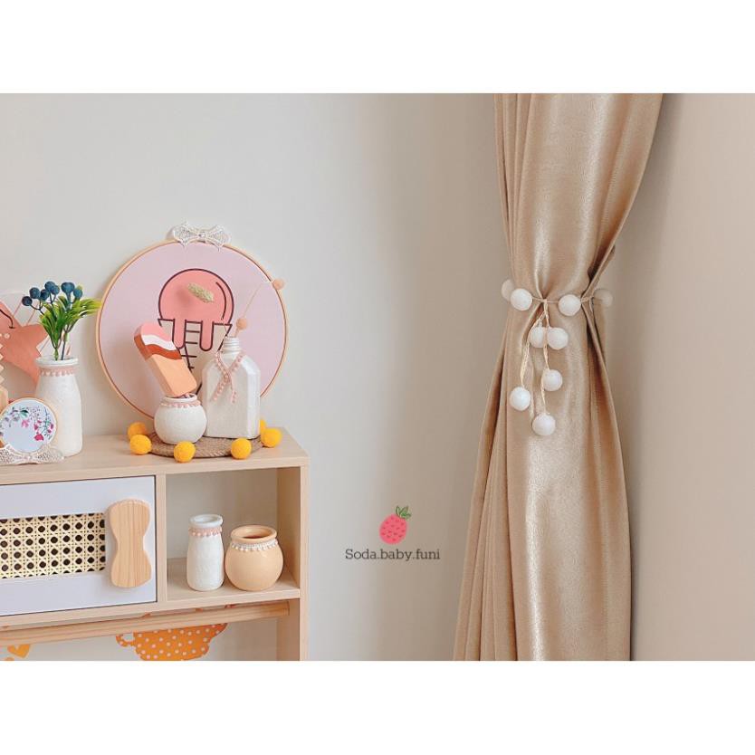 .. Que kem gỗ tô sẵn trang trí phòng làm đồ chơi quầy bán hàng  cho bé  màu sắc dễ thương mã 001