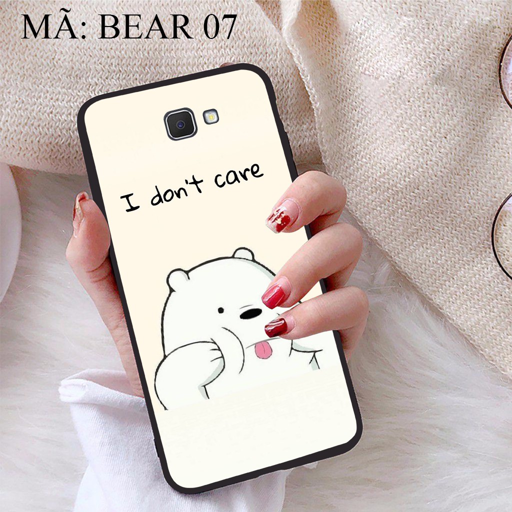 Ốp lưng Samsung J7 Prime viền dẻo TPU BST Gia Đình Nhà Gấu