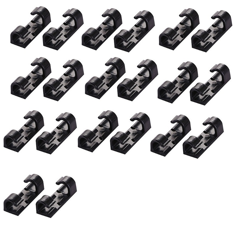 Giá Đỡ Cố Định Dây Cáp / Tai Nghe / Chuột Máy Tính Bằng Nhựa Cổng USB Gọn Gàng S