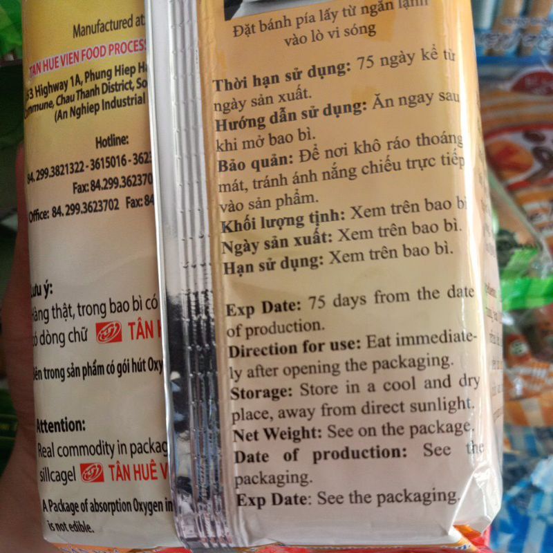 Bánh Pía nhân đậu sầu riêng đặc sản Sóc Trăng gói gồm 4 cái